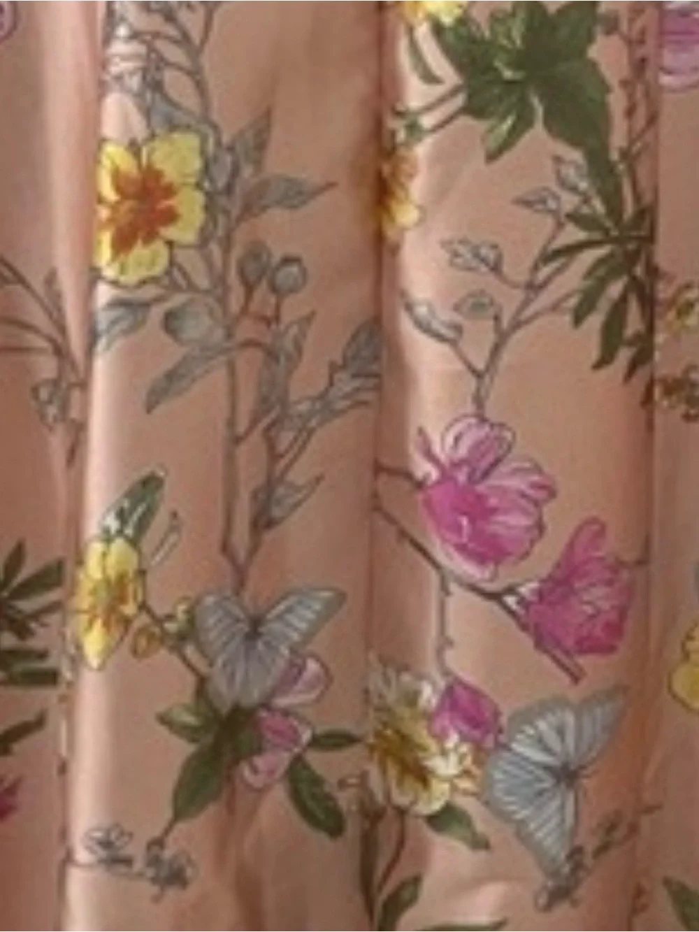 ALFRED SUNG Blush Pink Floral Strap Maxi Dress - Picture 3 of 5